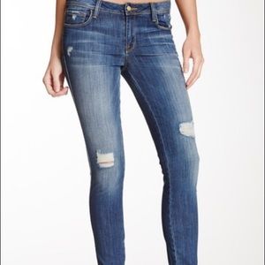 Genetic Denim Shya Cigarette Distressed Size 30